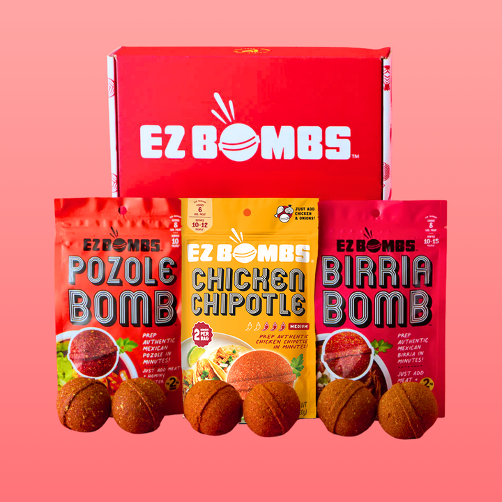 The EZ Bombs Variety Pack gift box
