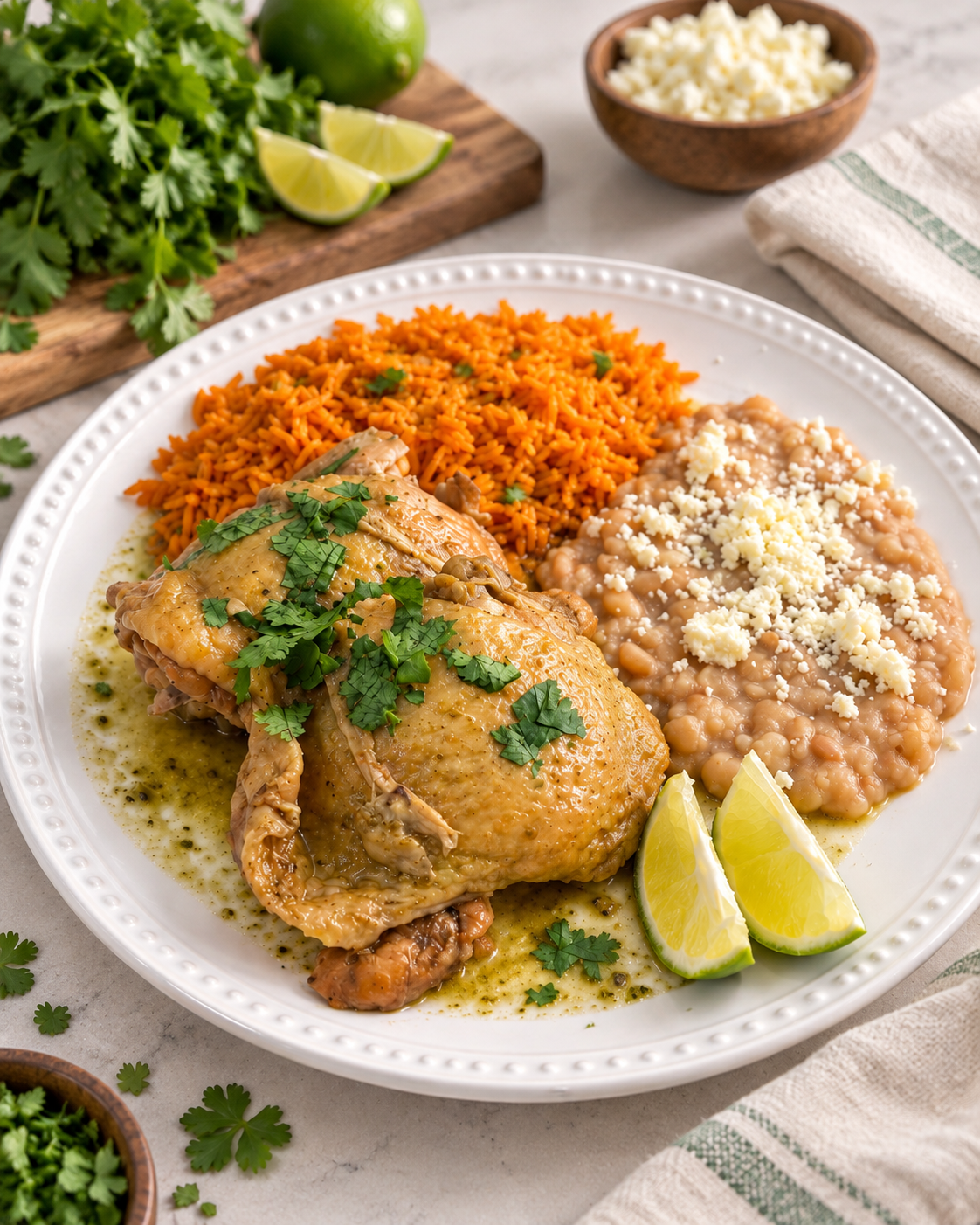Bone-In Chicken Thigh Pozole Verde Recipe