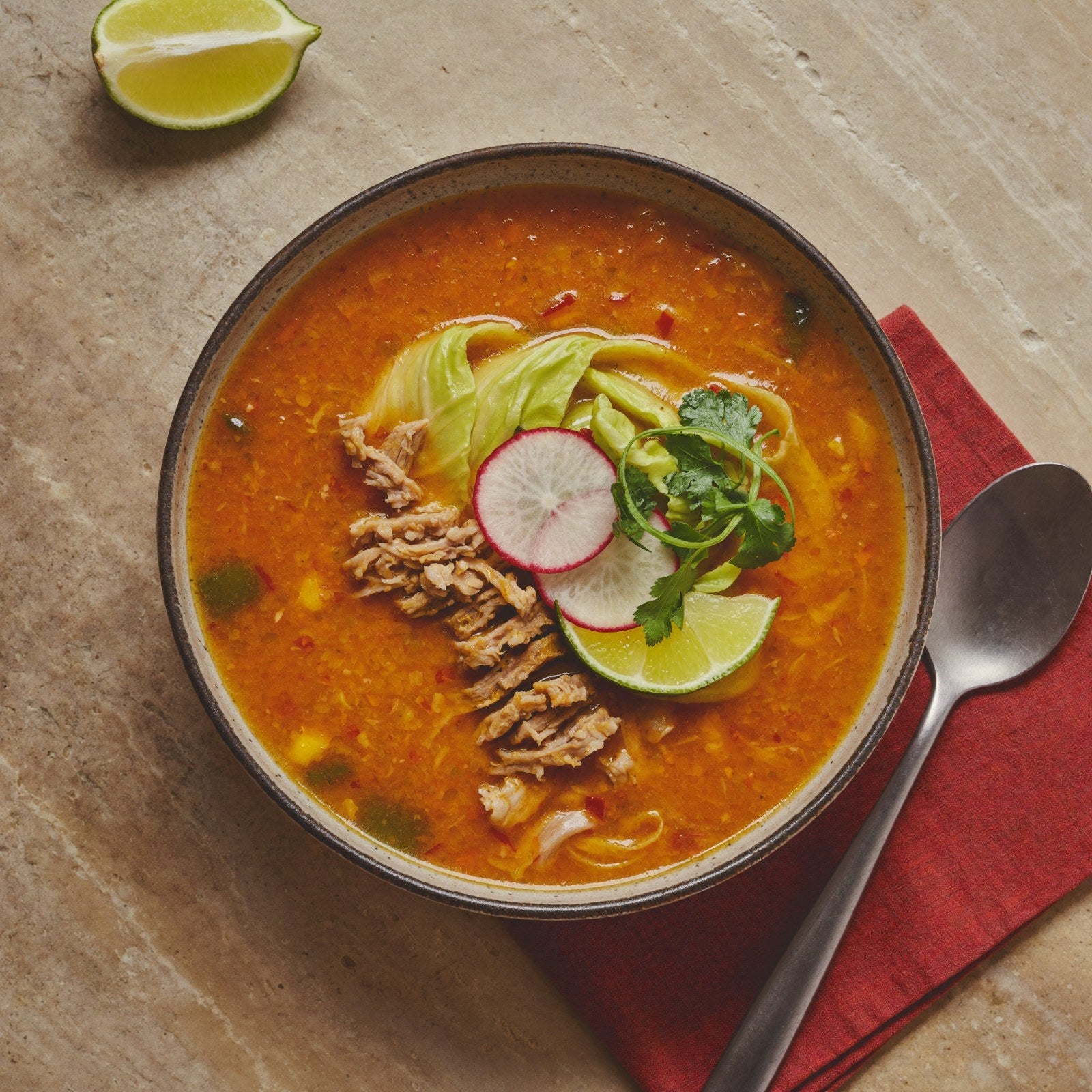 Hominy-Free Pozole-Style Soup (Low-Carb)