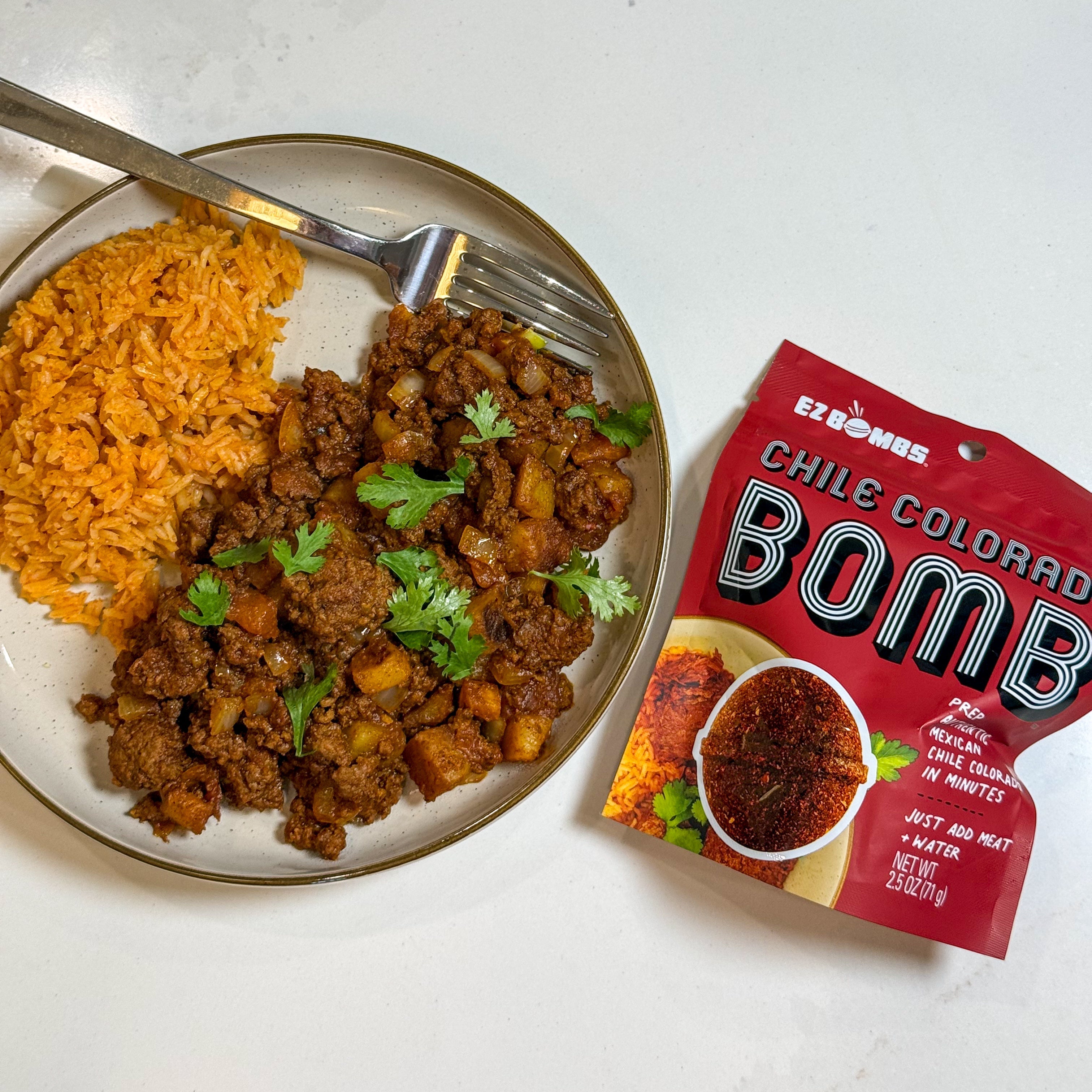 Street Corn Quesadillas with Chile Colorado Beef – EZ Bombs