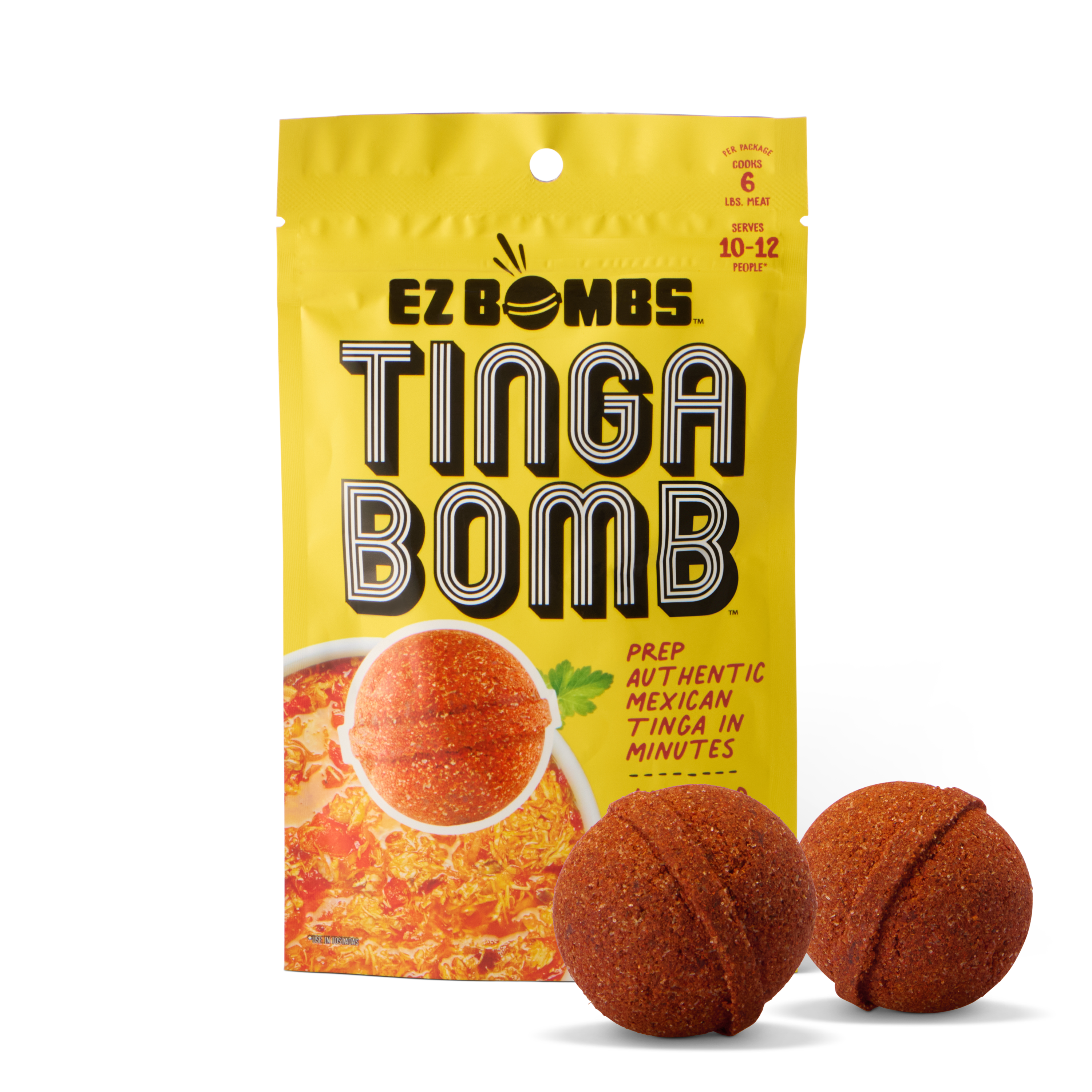 Tinga Bomb - Chipotle Tinga Recipes Made Easy with EZ Bombs - Crafted with Authentic, High-Quality Ingredients