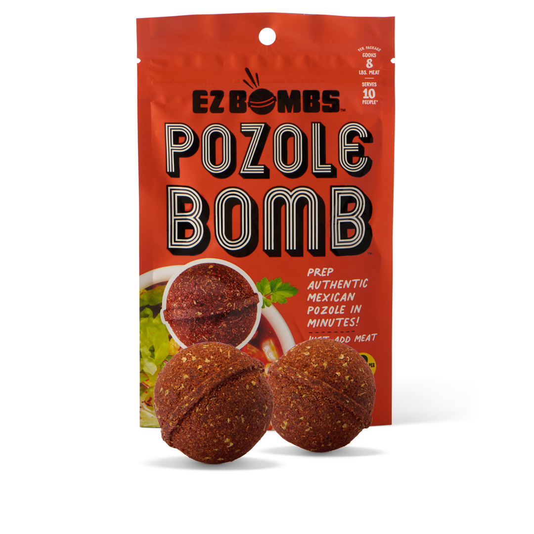 Pozole Bomb Seasoning for Chicken Pozole Recipe, Pork Pozole Recipe, and Authentic, Bold Flavor - EZ Bombs